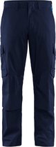 Blaklader Industrie werkbroek stretch met kniezakken 1448-1832 - Marineblauw/Korenblauw - C44