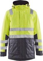 Blaklader High Vis winterparka 4495-1987 - HIgh Vis Geel/Medium Grijs - S