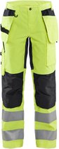 Blaklader Dames werkbroek High Vis met stretch 7163-1811 - High Vis Geel/Zwart - D20