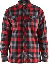 Blaklader Overhemd flanel 3299-1152 - Rood/Zwart - XXL