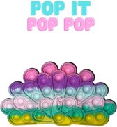 Pop IT Multi Color Pauw | Fidget toys | Popit bubbels | Tiktok trend 2021 | Anti-stress fidget