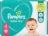 4x Pampers Baby Dry Luiers Maat 4 36 Stuks
