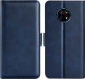 Nokia G50 Hoesje - MobyDefend Luxe Wallet Book Case (Sluiting Zijkant) - Blauw - GSM Hoesje - Telefoonhoesje Geschikt Voor: Nokia G50