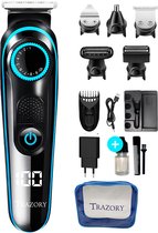 Trazory® The Transformer Trimmer Mannen - Baardtrimmer -Tondeuse & Scheerapparaat - Bodygroomer Waterdicht - 1-12 MM