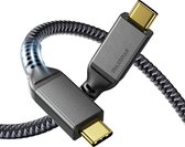 Thunderbolt 3 kabel (1,2 M / 3.93 Ft) Maxonar TB3 gecertificeerde USB C 4.0 kabel 40 Gbit / s data-overdracht / 100W / 5A opladen / 5K @ 60Hz / Dual 4K, compatibel met 2016/2017 MacBok, M1, M