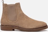 Invinci - Chelsea boots heren - Taupe - Nubuck - Maat 43