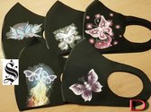 set 5 vlinder mondmaskers (D)