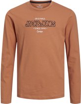 JACK&JONES JUNIOR JORSURFACE BRANDING TEE LS O-NECK  BF JR Jongens T-Shirt  - Maat 152