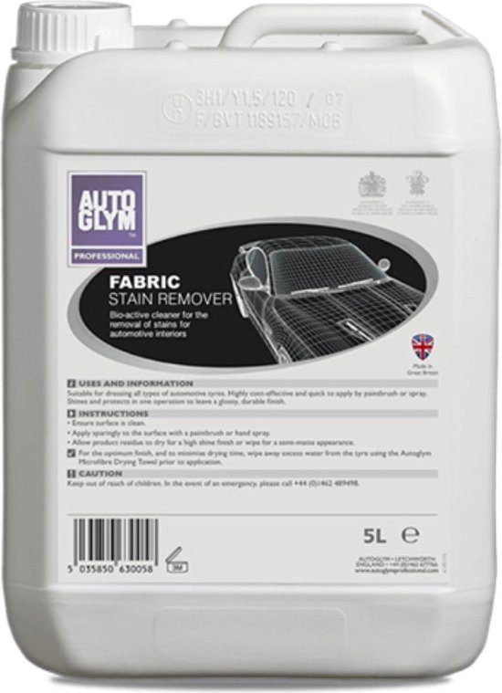 AUTOGLYM Fabric Stain Remover 5 liter