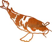 Ferdec - Koi karper silhouet van cortenstaal - dierenbeeld - nr2