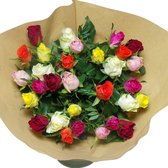 Boeket Rozen ↨ 50cm - bloemen - boeket - boeketje - bloem - droogbloemen - bloempot - cadeautje