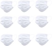 Witte Kinder Wegwerp Mondmaskers (Medische) | 50 Witte Mondkapjes voor Kids | 14.5 x 9 cm | 3 Laags | Hoogste Kwaliteitsgarantie