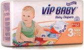 Bebiko VIP Baby Midi Active & Soft Pampers Luiers - Voordeelverpakking - Maat 3 (5-9 kg) - 180 stuks (5 x 36)