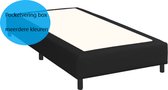 Losse boxspring - Pocketvering - boxspringonderstel - boxspringbedbodem - zonder matras - 80x210 cm ZWART