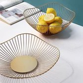 BaykaDecor - Unieke Elegante Fruitschaal - Design Schaal - Moderne Keuken Decoratie - Multifunctioneel Woondecoratie - Goud 28 cm