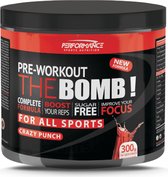 Performance Sports Nutrition - The Bomb (Crazy Punch - 300 gram) - Pre-workout