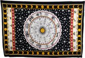 Authentiek Wandkleed Katoen Horoscoop (200 x 135 cm)