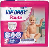 Bebiko VIP Baby Dry Pants Junior Active & Soft Pampers Luierbroekjes - Voordeelverpakking - Maat 5 (11-25 kg) - 144 stuks (6 x 24)