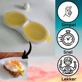 Eipocheerder- Geel - ei pocher-  Gemakkelijk in gebruik - Brunch product- Eierkoker- Eierkraker- Eieren - Gemakkelijk in gebruik - Brunch product