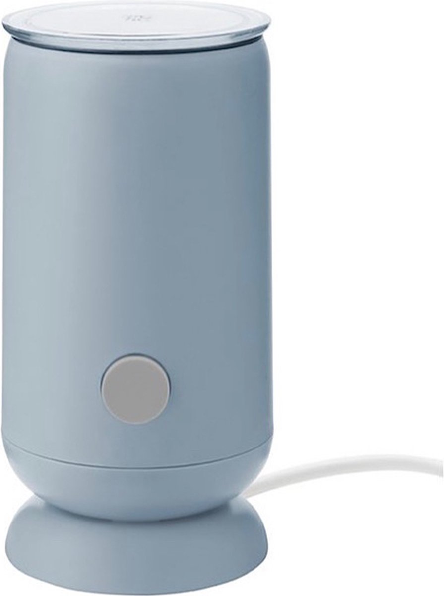 Foodie Mini Melkopschuimer Elektrisch 3 programma s Het kan zowel warme als koude melk opschuimen en melk verwarmen zonder opschuimen Kleur : licht blauw