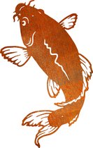 Ferdec - Koi karper silhouet van cortenstaal - dierenbeeld – nr4