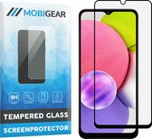 Mobigear Gehard Glas Ultra-Clear Screenprotector voor Samsung Galaxy A03s - Zwart