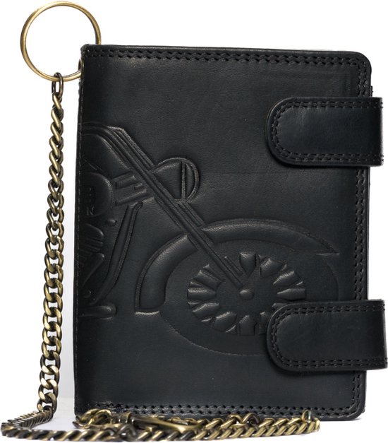 Leren Portemonnee met Tractor print verticaal | Boutique - Boutique