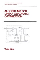 Chapman & Hall/CRC Pure and Applied Mathematics - Algorithms for Linear-Quadratic Optimization