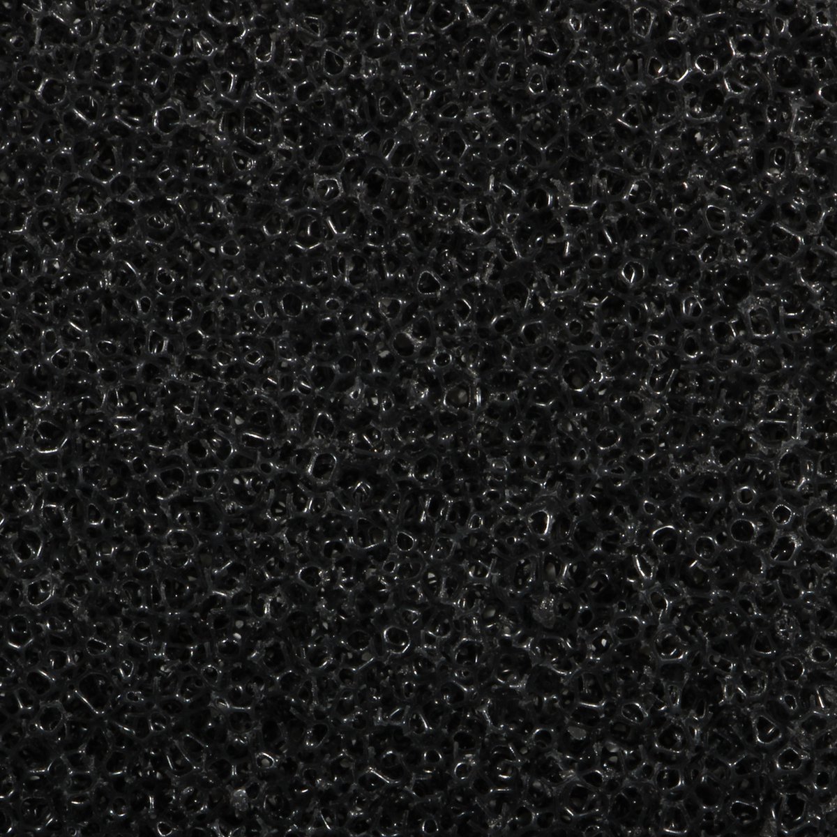 Filterschuim 100x50x10 cm - Filtermateriaal - middel zwart
