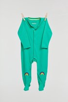 Billie-Ray x Woody - Unisex Onesie - groen - 9 maand
