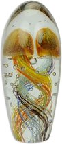 Glazen beeld - kwal - Murano stijl - glas - hoogte 25,6cm