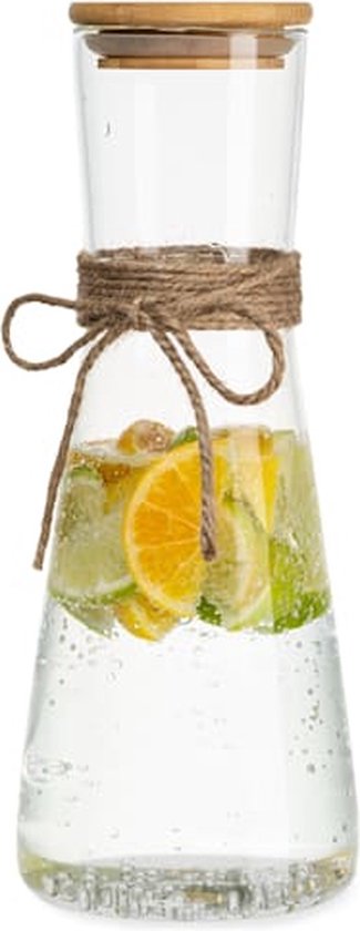 WMF Nuro waterkaraf 1,0 l, met handgreep, hoogte 29,7 cm, glazen