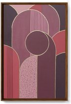 KASUGAI handgeschilderd doek - 60x90CM