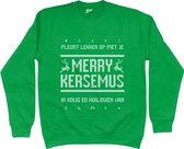 Kersttrui Dames en Heren - Merry Kersemus - Foute Kersttrui - Christmas Sweater - Groen - XL