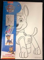 Paw Patrol schilderijtje op canvas (Chase)