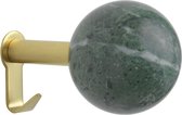 Dots Stone Wandhaken - Marmor Verde Guatemala