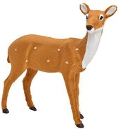 G. Wurm Rendier Deco Object - 29 x 10 x 29 cm - Kunststof - Bruin