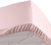 Livetti Twee Persoons Hoeslaken Fitted Sheet 180x200cm Percaline Roze