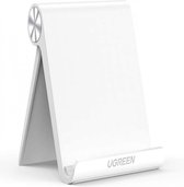Telefoon Houder - Tablet Houder -  Universele Verstelbare - Desk Stand Opladen Ruimte - Ipad Houder - Voor Iphone Huawei Samsung Etc (wit)  LP106