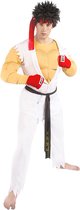 FUNIDELIA Ryu kostuum - Street Fighter voor mannen - Maat: XL - Wit