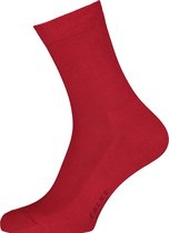 FALKE Family grondstofvriendelijk zacht zonder motief duurzaam ondoorzichtig mid-rise Duurzaam Katoen Rood Dames sokken - Maat 35-38