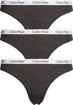 Calvin Klein dames slips (3-pack) - zwart -  Maat: XS