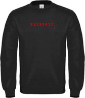 Kerst sweater zwart Kutkerst - soBAD. | Kersttrui soBAD. | kerstsweaters volwassenen | kerst hoodie volwassenen | Kerst outfit | Foute kerst truien