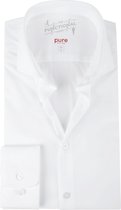 Pure - H.Tico The Functional Shirt Wit - Heren - Maat 43 - Slim-fit