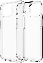 Gear4 Crystal Palace doorzichtige MagSafe hoes iPhone 13 Mini - Stevig transparant hoesje - Stevige beschermhoes - randje rondom scherm - valbescherming - Rugged Clear Case Apple iPhone 13 Mi