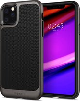 Spigen Neo Hybrid case beschermhoes metaal TPU iPhone 11 Pro - Zwart Grijs