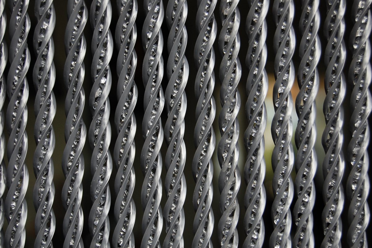La Tenda Deurgordijn Vliegengordijn Bellano 4 90x210cm antraciet