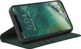 Xqisit Eco Wallet Selection Anti Bac biologisch afbreekbaar hoesje voor iPhone 12 Pro Max - groen