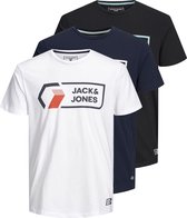 JACK&JONES JUNIOR JCOLOGAN TEE SS CREW NECK 3PK MP JNR Jongens T-shirt - Maat 128