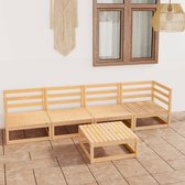 Decoways - 5-delige Loungeset massief grenenhout